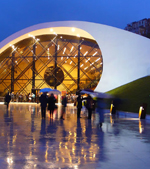 Outdoor spaces, Oscar Niemeyer Auditorium