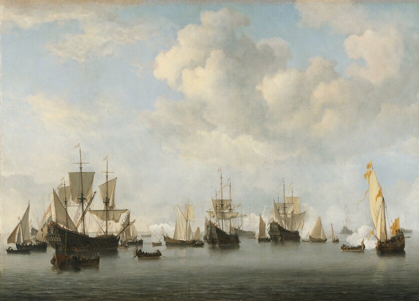 La flota holandesa en Goere