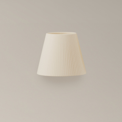 Natural ribbon lampshade by Santa & Cole