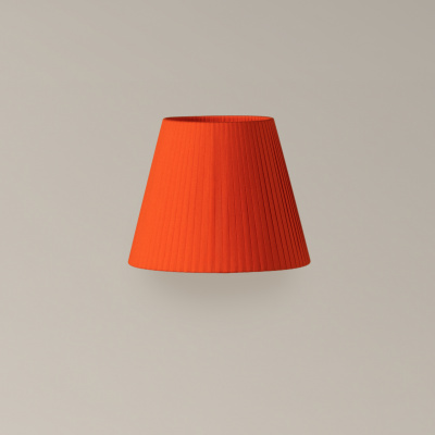 Red-amber ribbon lampshade by Santa & Cole
