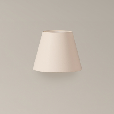 White linen lampshade by Santa & Cole