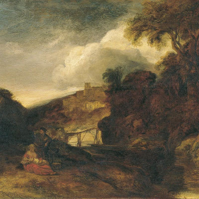 Landscape with the Rest on the Flight into Egypt by Santa & Cole