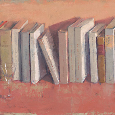 Sobremesa de libros con transparencia by Santa & Cole