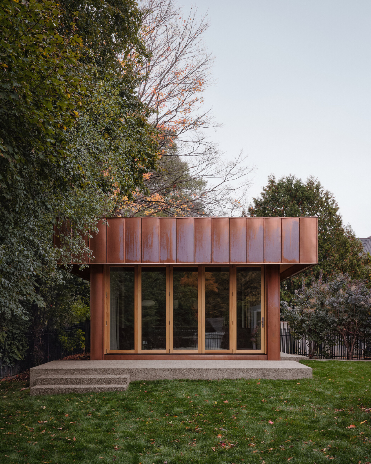 Copper House, Toronto. A 600 sq ft garden suite by Fabrication Studio.