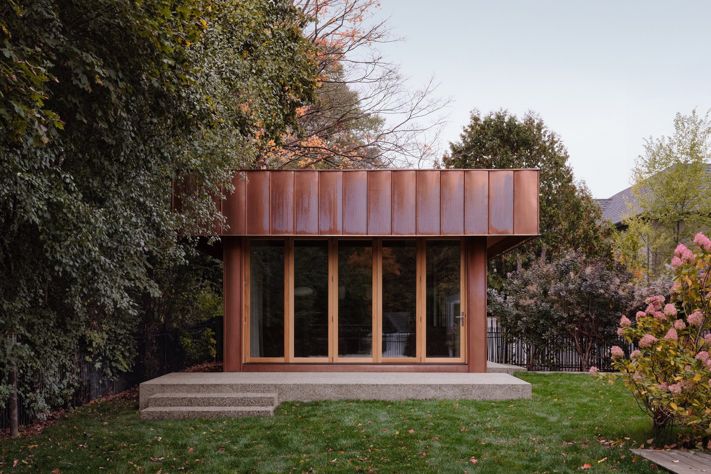 Copper House, Toronto. A 600 sq ft garden suite by Fabrication Studio.