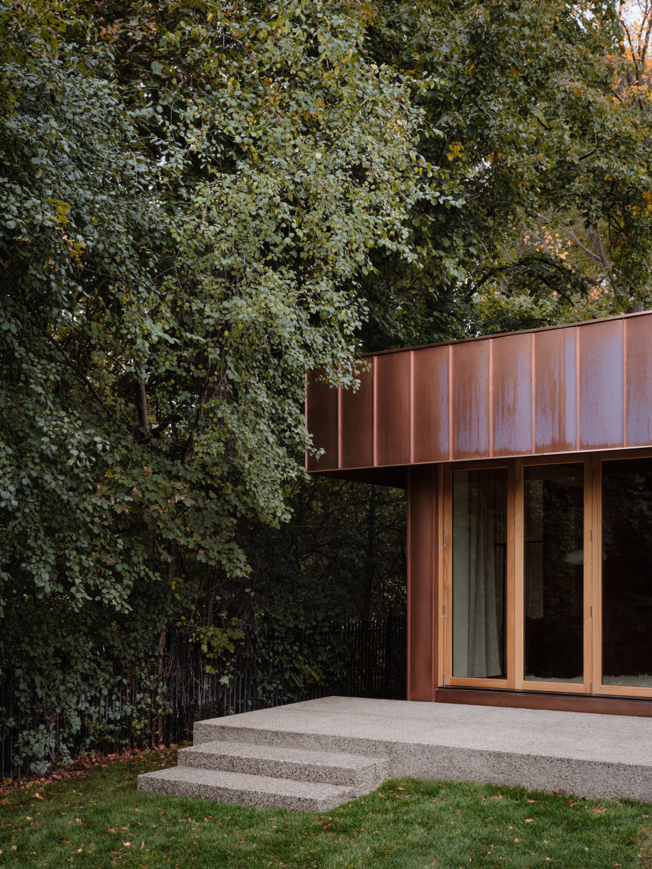Copper House, Toronto. A 600 sq ft garden suite by Fabrication Studio.