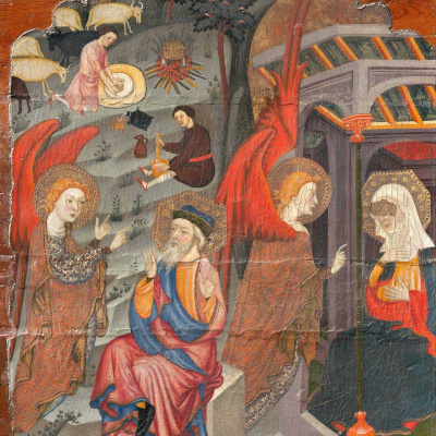 Annunciation to Saint Joachim and Saint Anne by Santa & Cole