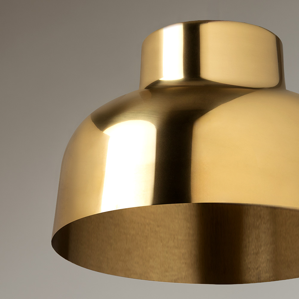 Polished brass