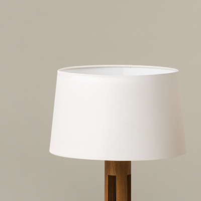White parchment lampshade by Santa & Cole