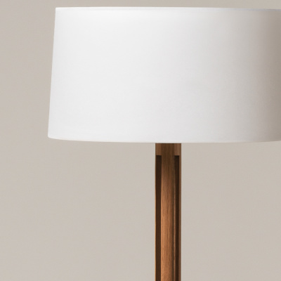 White parchment lampshade. by Santa & Cole
