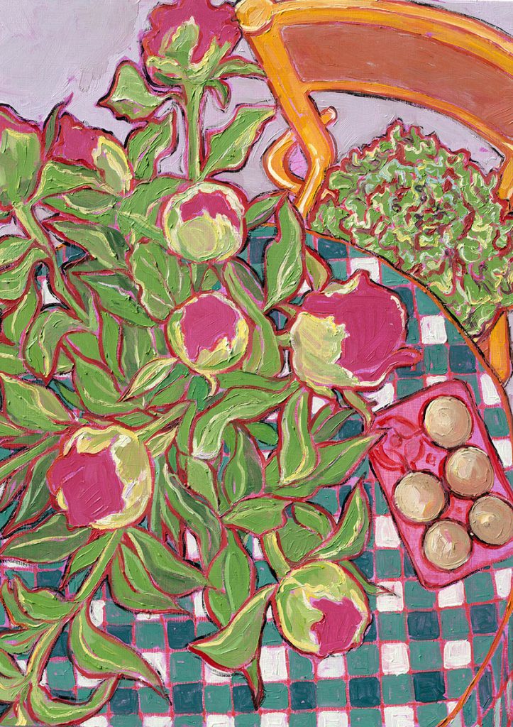 U-00149-Dema-53x38cm-Peonias-huevos-y-lechuga-rizada-Original-723x1024